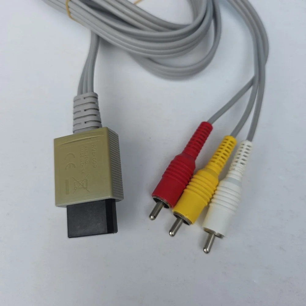 Official Genuine OEM Nintendo Wii AV VIDEO Composite Cable RVL-009, 7 FT